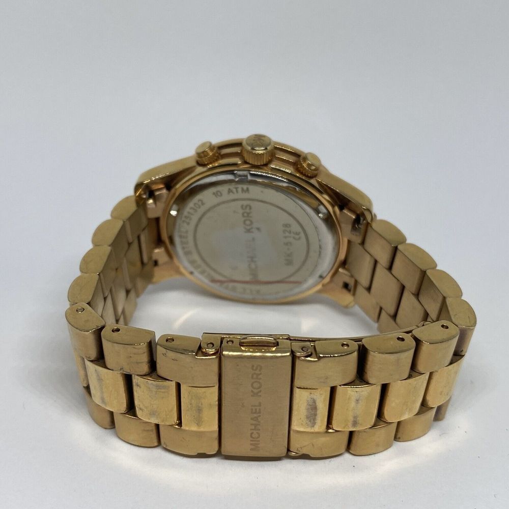 Michael Kors Runway MK5128 Womens Stainless Steel Analog Dial Quartz Watch MP207 - Picture 10 of 12